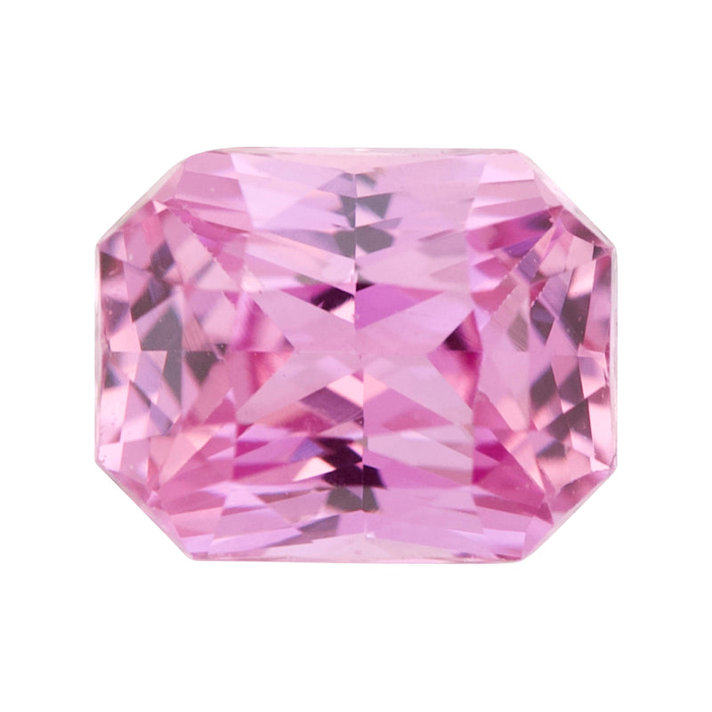 1.14 ct Pink Sapphire Radiant Cut Natural Unheated Madagascar