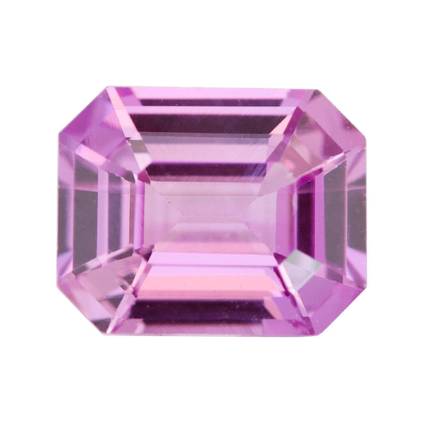 1.08 ct Pink Sapphire Emerald Cut Natural Unheated Madagascar