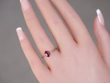 Reddish Pink Sapphire Heated Gem