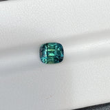 2.06 ct Bluish Green Sapphire Cushion Natural Unheated Madagascar