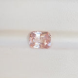 2.51 ct Ceylon Peach Sapphire Radiant Natural Unheated