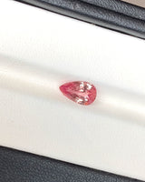 1.28 ct Pear Cut Sunset Padparadscha Sapphire GIA Unheated Madagascar Gem