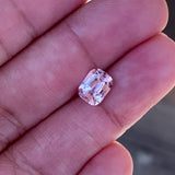 1.59 ct Pastel Peach Sapphire Cushion Natural Unheated Sri Lanka