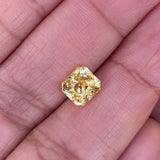 2.10 ct Yellow Sapphire Radiant Cut Natural Unheated