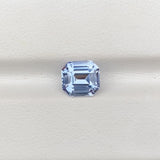 2.50 ct Sky Blue Sapphire Emerald Cut Natural Heated