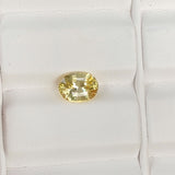 2.16 ct Yellow Sapphire Oval Natural Unheated