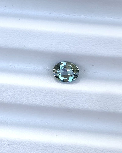 1.52 ct Mint Greenish Grey Sapphire 
