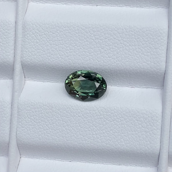 2.19 ct Green Sapphire Oval Natural Unheated