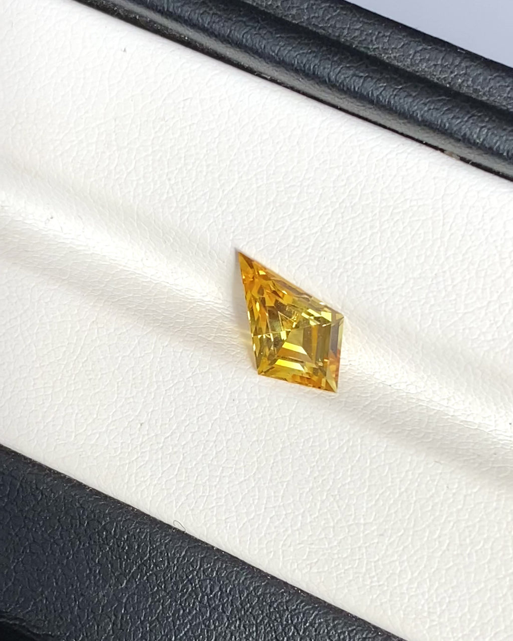 2.43 ct Yellow Fancy Cut Ceylon Sapphire Heated Gemstone