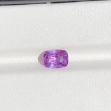 1.47 ct Violetish Pink Sapphire Cushion Natural Unheated Madagascar