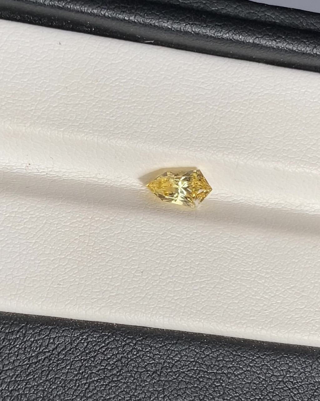 1.12 ct Yellow Fancy Cut Ceylon Sapphire Unheated Gem