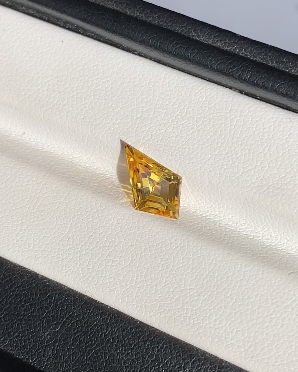 2.43 ct Yellow Fancy Cut Ceylon Sapphire Heated Gemstone