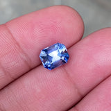 2.36 ct Bi Colour Blue Sapphire Emerald Cut Natural Heated Ceylon