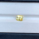 2.01 ct Yellow Radiant Cut Sapphire Unheated Gemstone