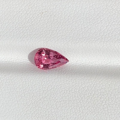 1.08 ct Padparadscha Sapphire Madagascar Pear Cut Natural Heated Gems
