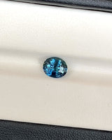 1.55 ct Greenish Blue Oval Madagascar Sapphire Heated Gem