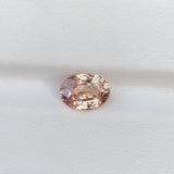 2.06 ct Peach Sapphire Oval Natural Unheated