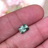 1.71 ct Mint Green Sapphire Cushion Natural Unheated Madagascar