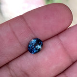 1.74 ct Teal Sapphire Oval Natural Unheated Madagascar