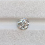 2.67 ct Light Grey Round Brilliant Cut Natural Unheated Sapphire