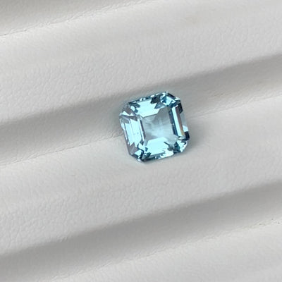 2.76 ct Aquamarine Emerald Cut Natural Sapphire Gemstones