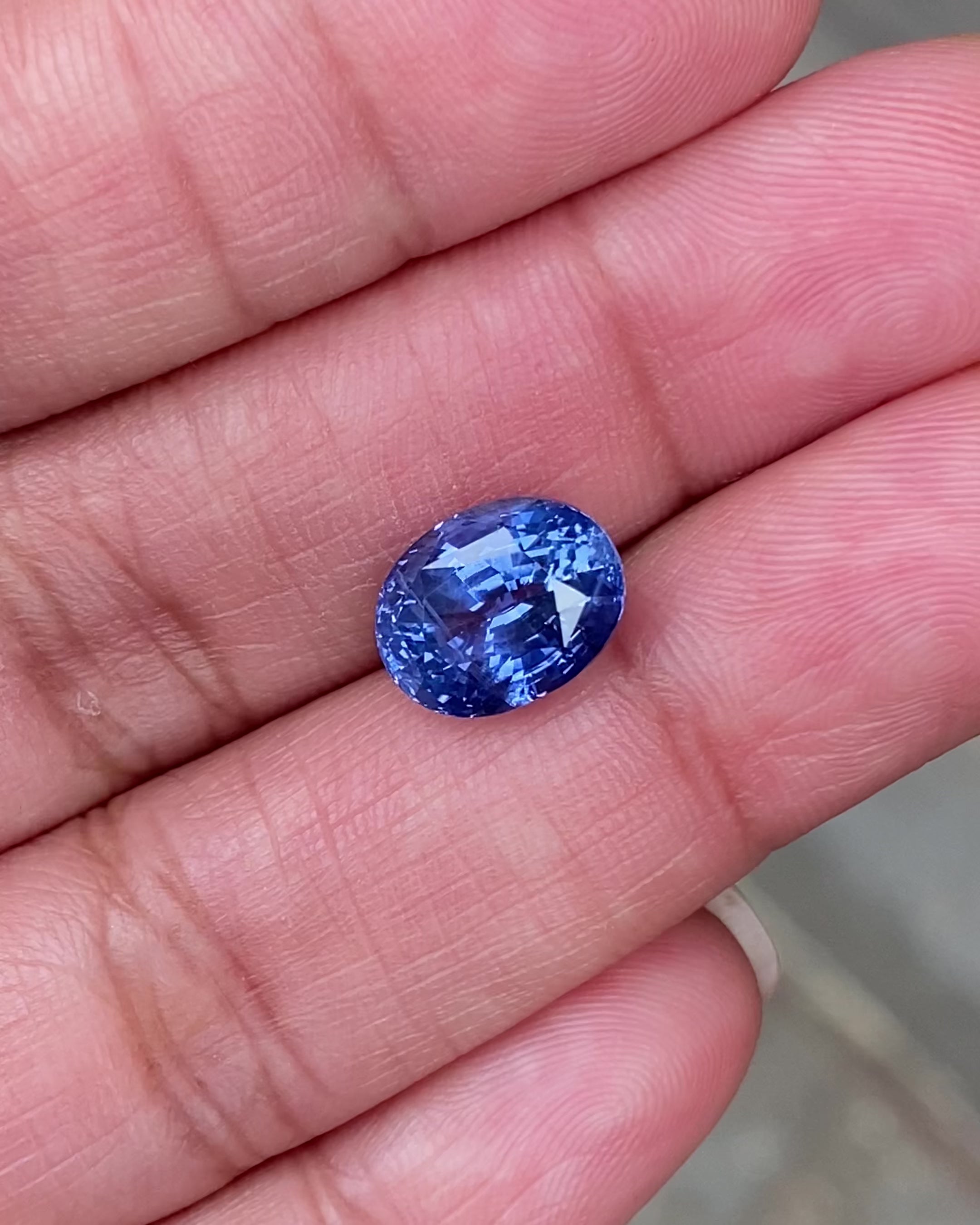 5.16 ct Cornflower Blue Sapphire Unheated GIA Certified