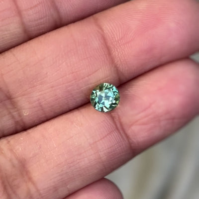 1.50	ct Green	Sapphire Ovalish Natural Unheated Gemstone