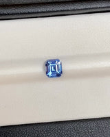 1.18 ct Blue Emerald Cut Ceylon Sapphire Unheated Gem