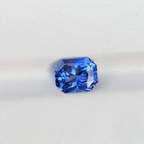 2.03 ct Cornflower Blue Sapphire Radiant Cut Natural Heated