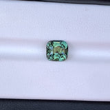 2.66 ct Green Sapphire Cushion Natural Unheated Madagascar