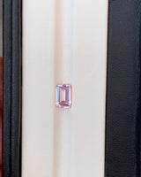 2.57 ct Ceylon Pink Sapphire Emerald Cut Unheated Natural Gemstone