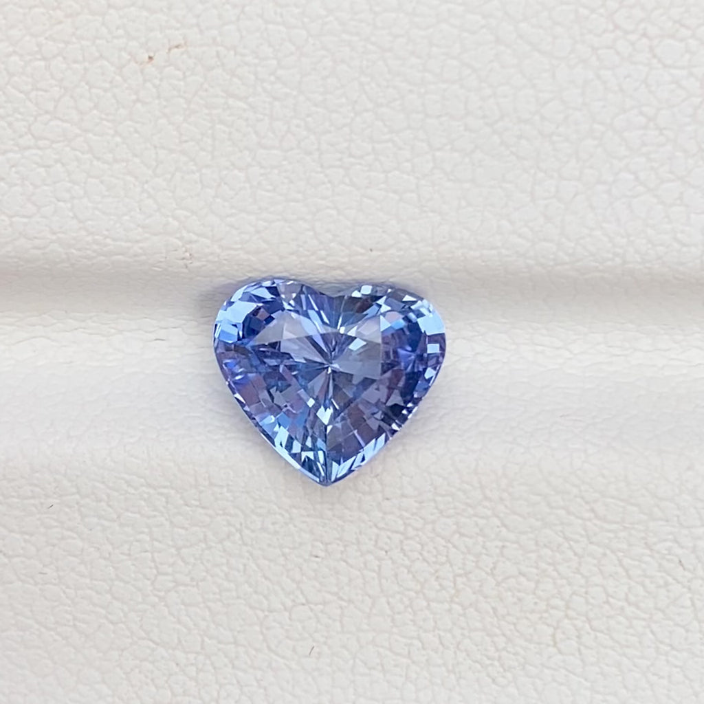 2.57 ct Ceylon Blue Sapphire Heart Natural Unheated