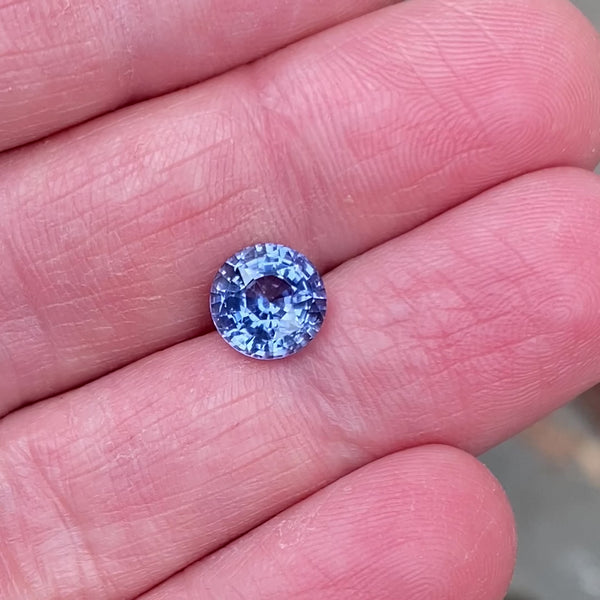 3.21 ct Blue Sapphire Round Natural	Heated GIA Certified