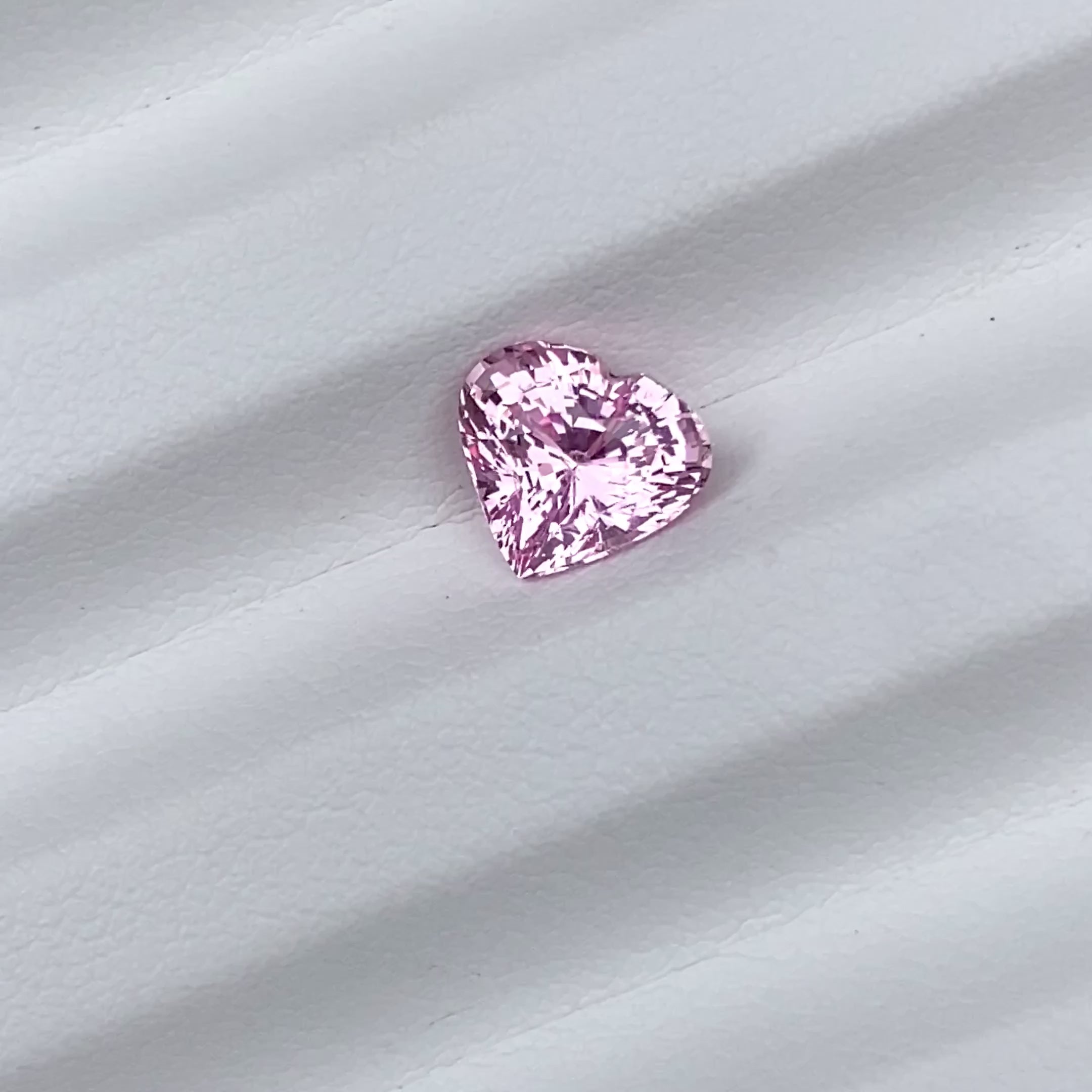 2.22 ct Pink Sapphire Heart Shape Natural Unheated Gemstones