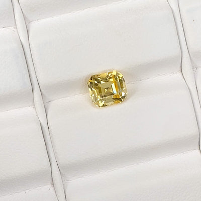 2.64 ct Yellow Sapphire Emerald Cut Natural Unheated Gems