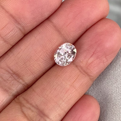 2.60 ct Peach Sapphire Oval Shape Natural Unheated Gemstones