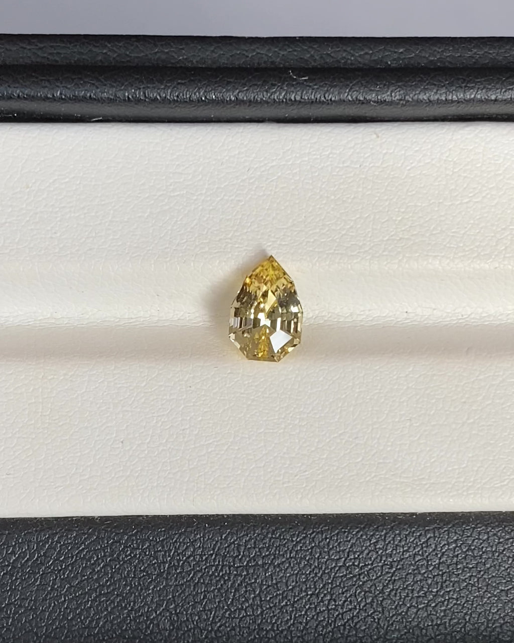 2.11 ct Yellow Fancy Cut Ceylon Sapphire Unheated Gemstone