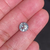 2.67 ct Light Grey Round Brilliant Cut Natural Unheated Sapphire