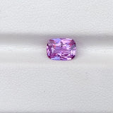 1.47 ct Violetish Pink Sapphire Cushion Natural Unheated Madagascar