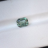 1.52 ct Mint Green Sapphire Emerald Cut Natural Unheated Madagascar