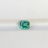 1.48 ct Teal Blue Green Tourmaline Cushion Cut Natural Gemstones