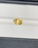 2.26 ct Vivid Canary Yellow Oval Ceylon Sapphire Unheated Gem