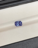 Blue Radiant Cut Ceylon Sapphire Unheated Gem