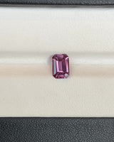1.02 ct Pinkish Brown Emerald Cut Madagascar Sapphire Heated Gem