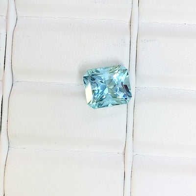 5.22 ct Aquamarine Radiant Cut Cushion Shape Natural Gems