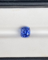 3.24 ct Cornflower Blue Cushion Sapphire GIA Certified Unheated