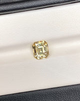 2.17 ct Light Yellow Emerald Cut Ceylon Sapphire Unheated Gem
