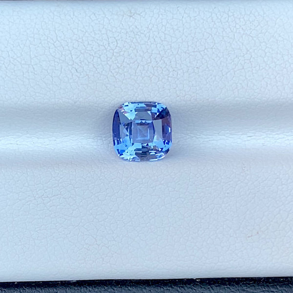 1.85 ct Sky Blue Cushion Sapphire Heated Gemstone