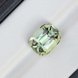 6.71 ct Apple Gree Tourmaline Cushion Natural Unheated sapphire birthstone