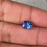 1.60 ct Blue Sapphire Radiant Cut Natural Unheated